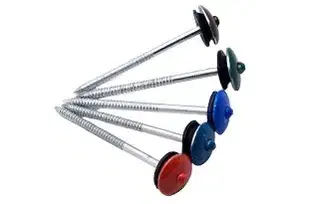 Roofing sheet nails in packets - durable locking nails for metal roofing sheets in Ghana