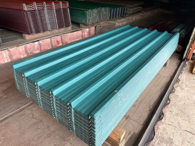 0.4mm IBR Aluzinc roofing sheet in dark grey, wine red, green and terracotta - ribbed high-tensile roofing sheet in Ghana